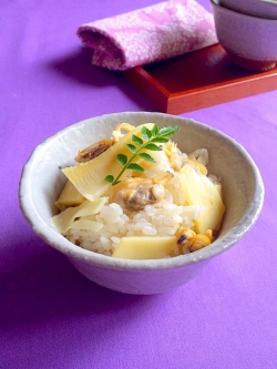 筍とあさりごはん