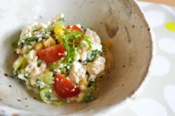 『夏野菜の白和え』