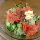 洋風押し寿司　作り方3